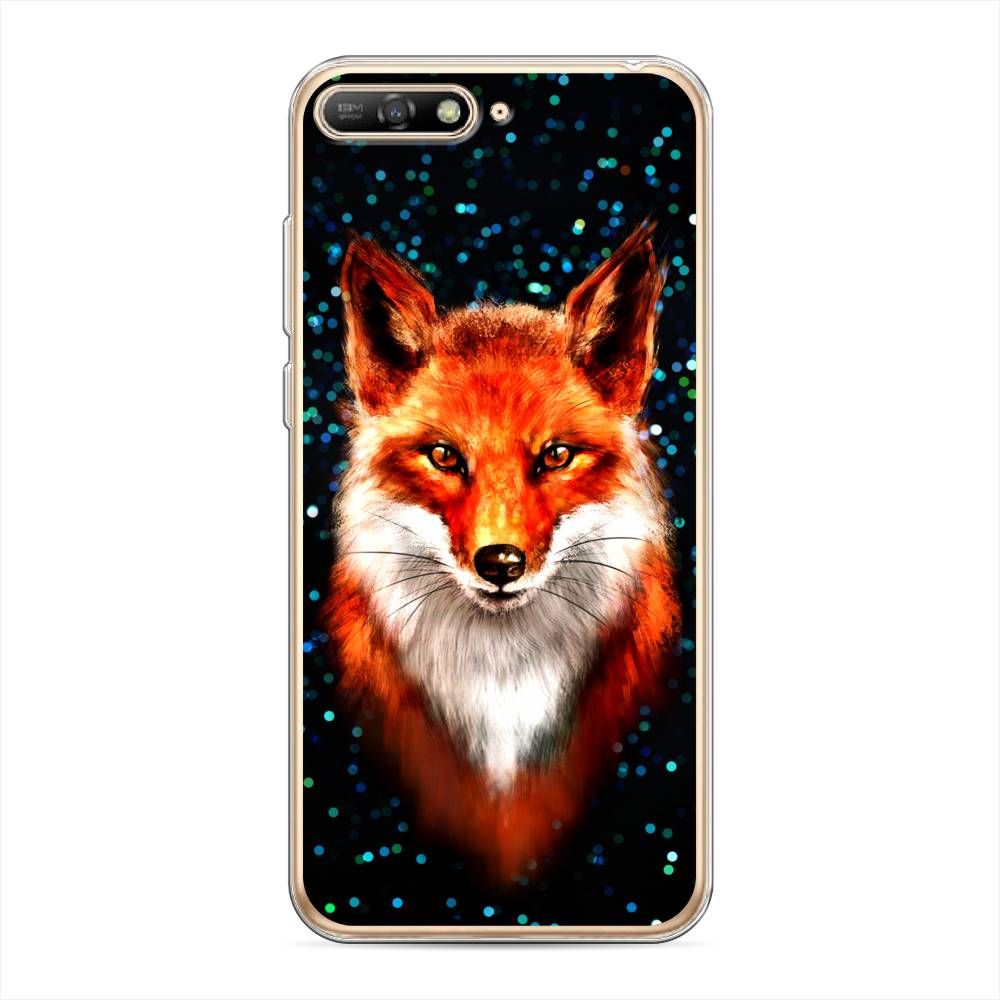 

Чехол Awog на Huawei Y6 2018 "Волшебная лиса", Оранжевый;черный;белый, 67850-1