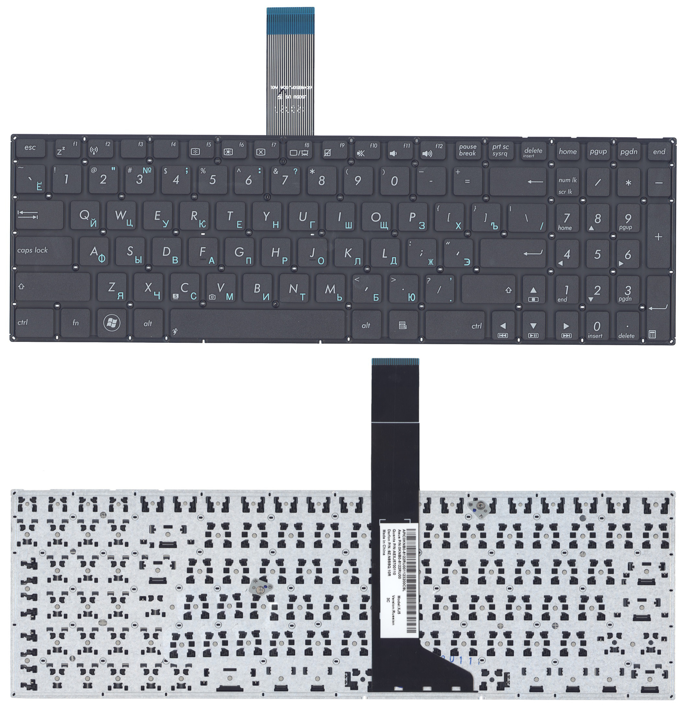 

Клавиатура для Asus X501 X501A X501U X501EI X501XE X501XI p/n: MP-11N63US-5281W
