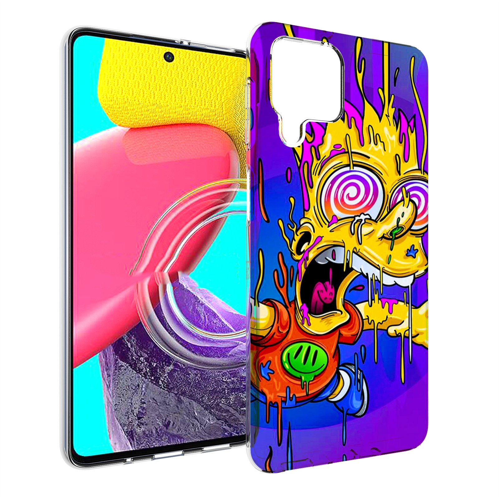 

Чехол MyPads Барт-арт-стрит для Samsung Galaxy M53 (SM-M536), Прозрачный, Tocco