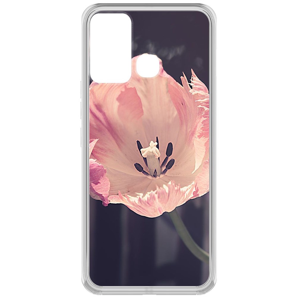 

Чехол-накладка Krutoff Clear Case Тюльпан для Infinix Hot 12 Play, Прозрачный