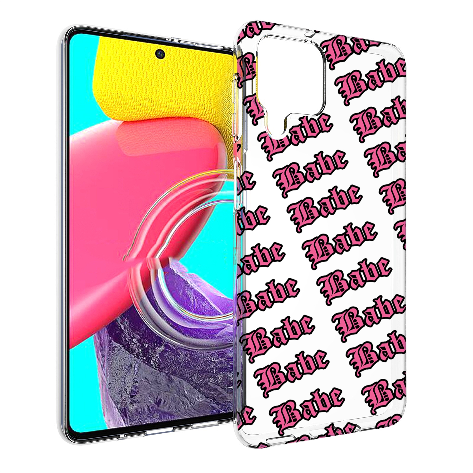 

Чехол MyPads Бабе для Samsung Galaxy M53 (SM-M536), Прозрачный, Tocco