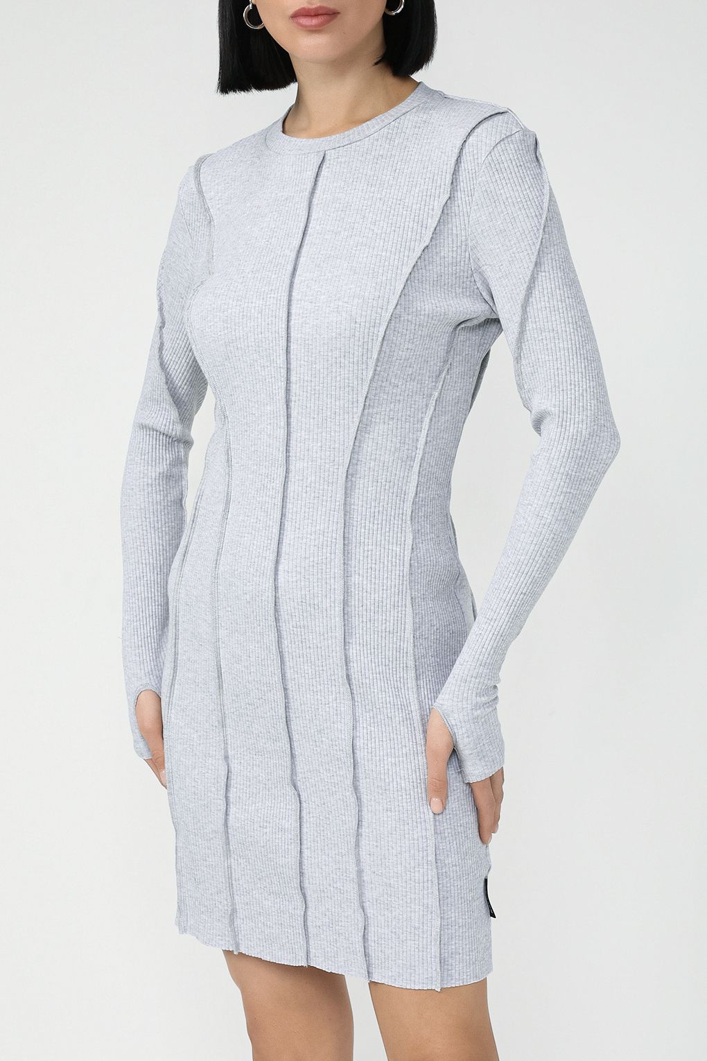 

Платье женское Belucci BL23125426 серое XS, Серый, BL23125426
