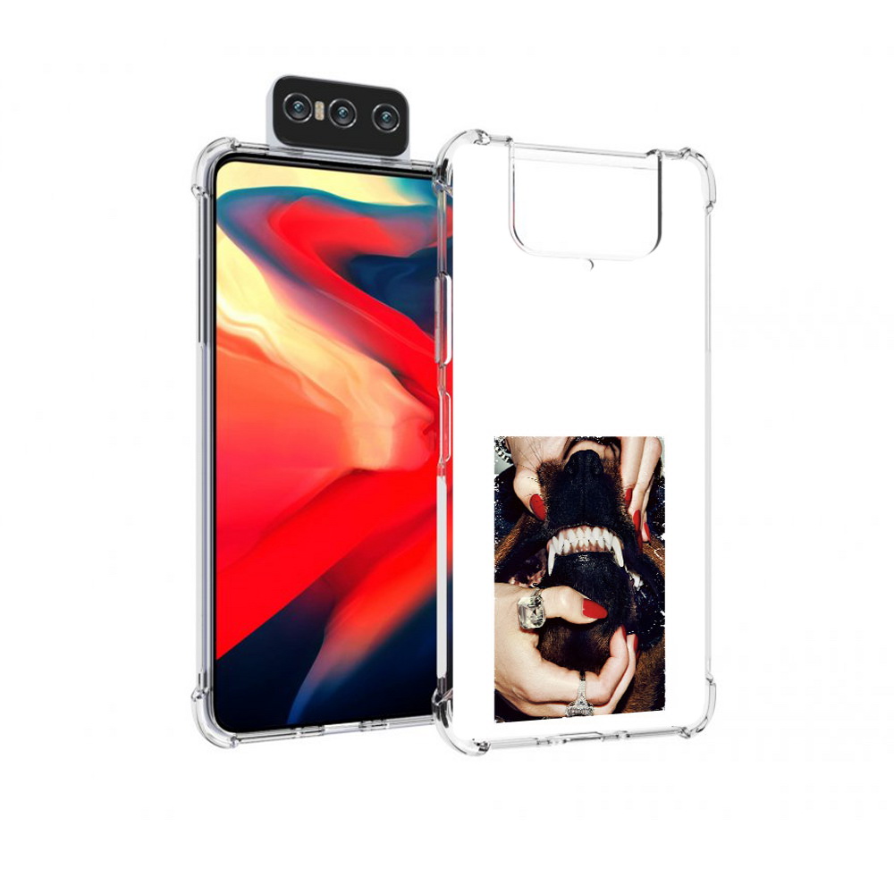 

Чехол MyPads Tocco для Asus Zenfone 8 Flip маникюр, Прозрачный, Tocco