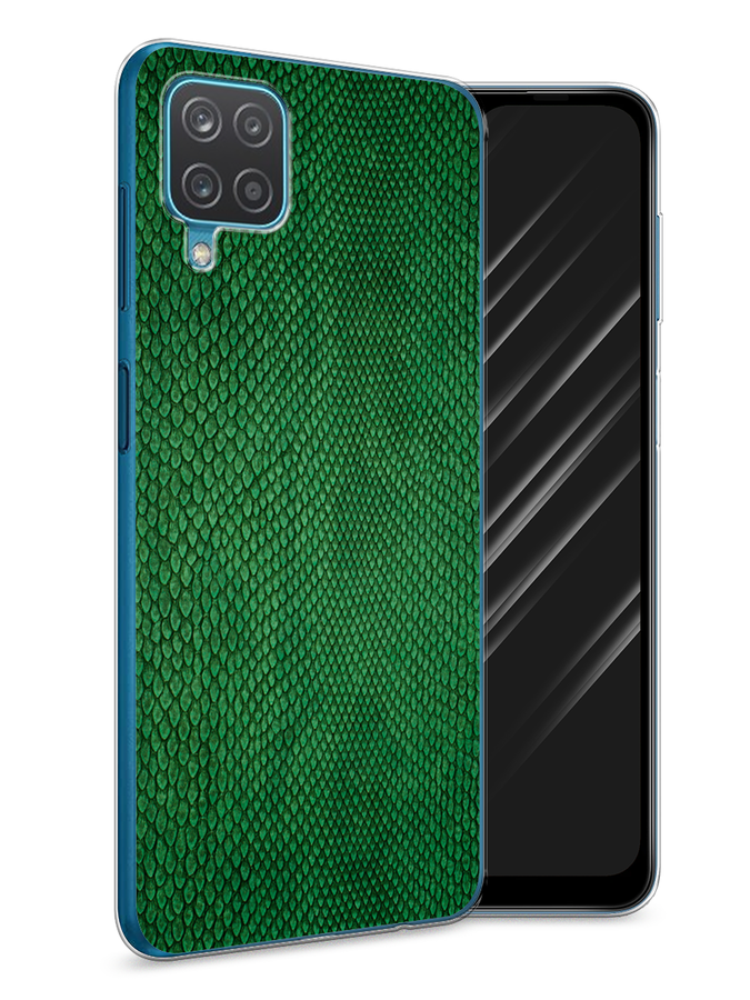 

Чехол Awog на Samsung Galaxy A12 / Самсунг A12 "Изумрудная змея", Разноцветный, 2101650-3