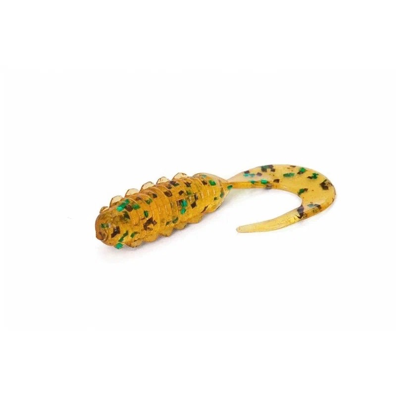 

Мягкие приманки Bait Breath MicroGrub 1" (15шт.) #Ur24, Коричневый;зеленый, MicroGrub
