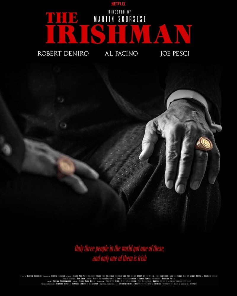 

Постер к фильму "Ирландец" (The Irishman) Оригинальный 101,6x71,1 см