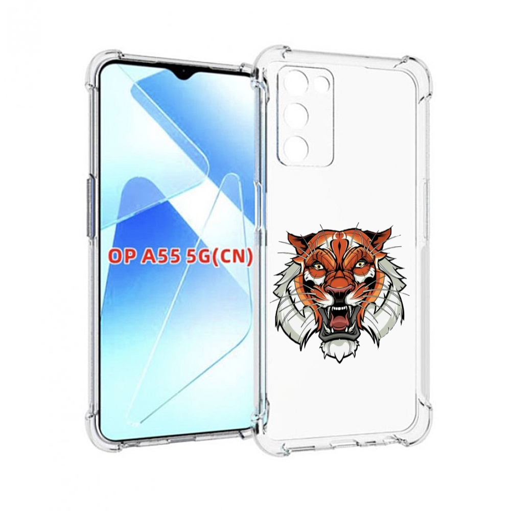 

Чехол MyPads оранжевый седой тигр для Infinix Zero X Neo, Прозрачный, Tocco