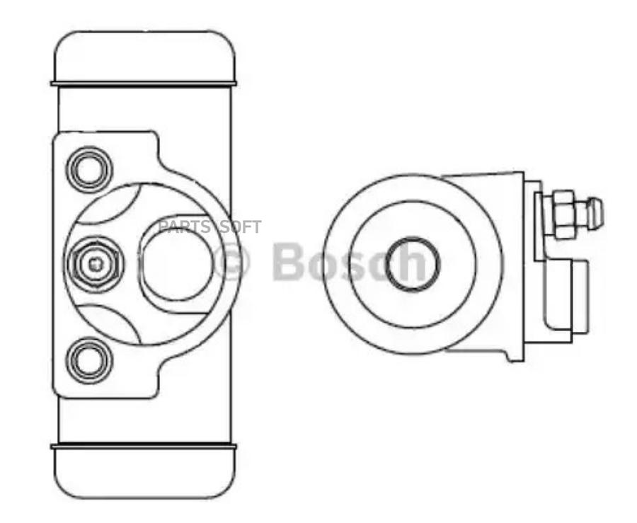 

Цилиндр тормозной рабочий DODGE Caravan III/CHRYSLER Voyager 00-08 BOSCH F 026 002 344