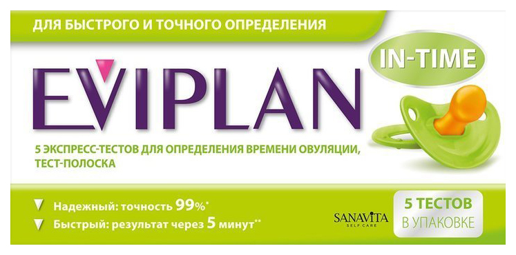 

Тест на овуляцию Eviplan 5 шт.