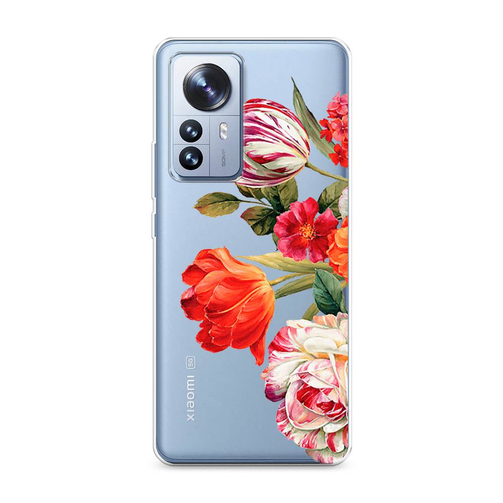 

Чехол Awog на Xiaomi 12 Pro "Весенний букет", Разноцветный, 314450-8
