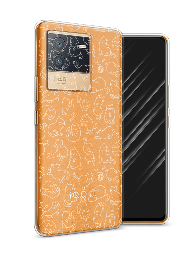 

Чехол Awog на Vivo iQOO Neo6 "Шкодливые котики", Разноцветный, 266850-2