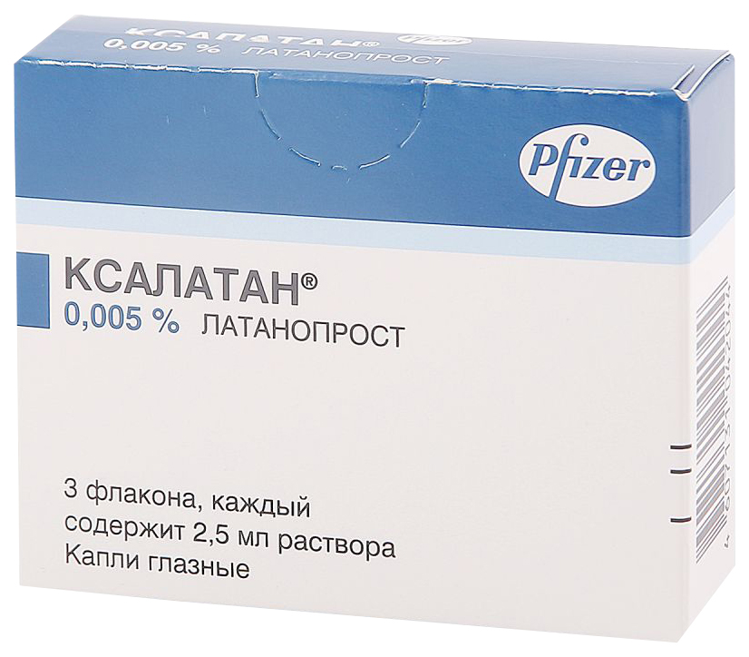 

Ксалатан капли глазные 0,005% 2,5 мл 3 шт.