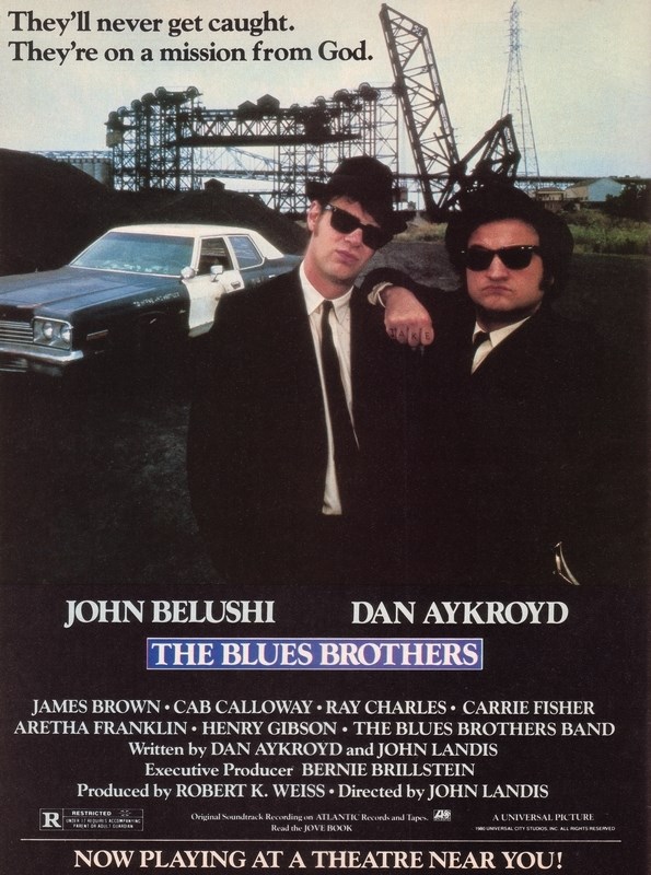 

Постер к фильму "Братья Блюз" (The Blues Brothers) 50x70 см