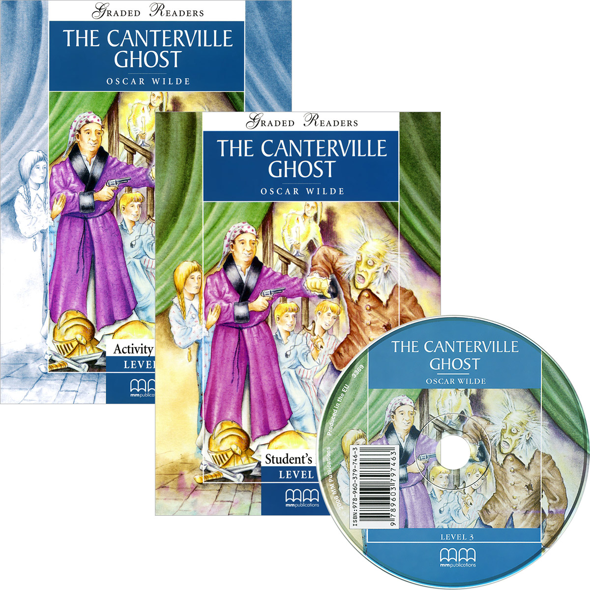 

Книга Classic Stories Pre-Intermediate: The Canterville Ghost PACK (SB,AB,CD)