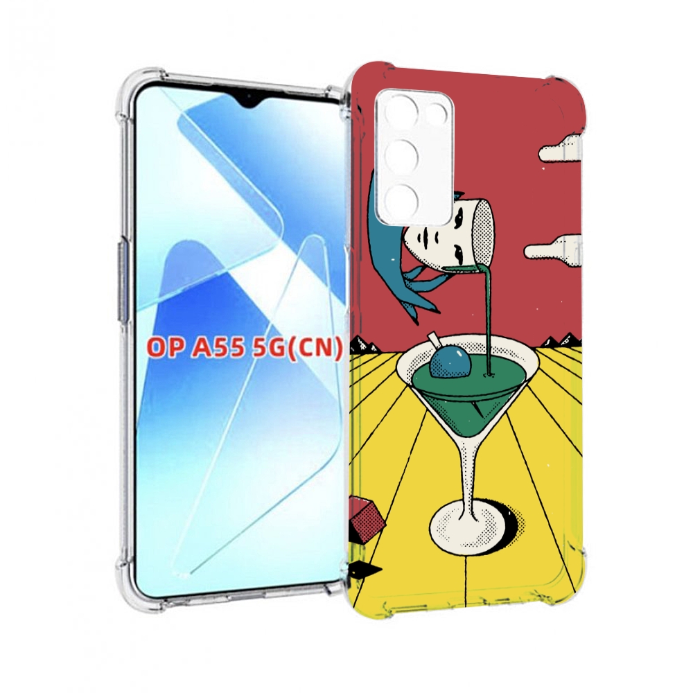 

Чехол MyPads необычный напиток для Infinix Zero X Neo, Прозрачный, Tocco