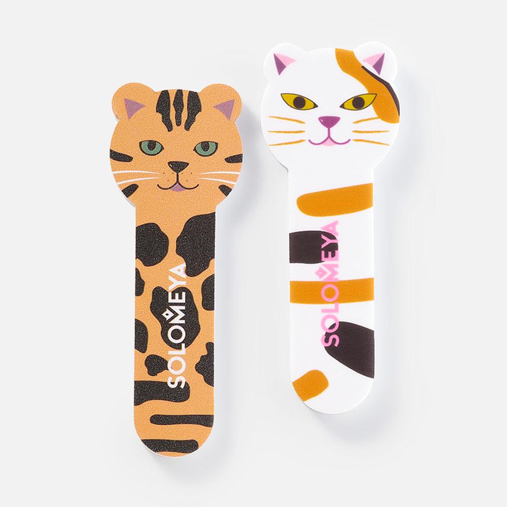 Набор пилок для ногтей Solomeya, Tiger Nail File  Kitty Shiner