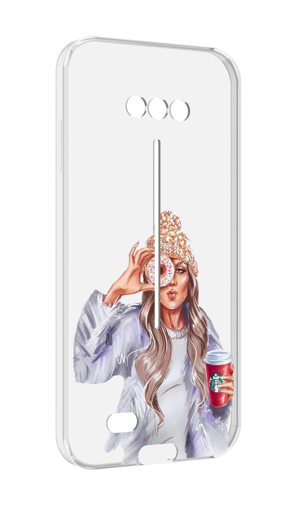 

Чехол MyPads современная-девушка-в-свитере женский для Doogee S41/S41 Pro противоударный, Tocco