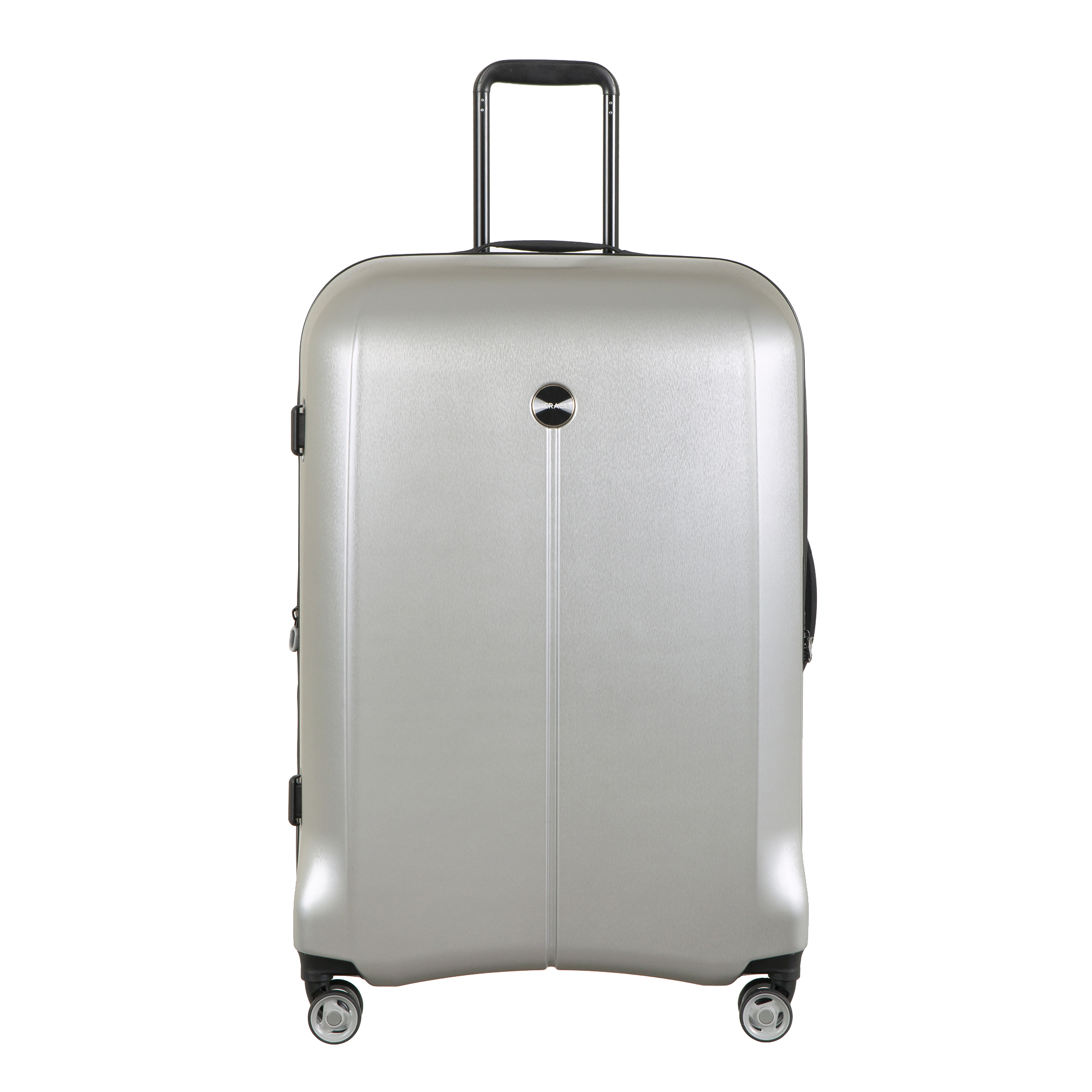 

Чемодан унисекс NoBrand GM20075W28 серебристый, р, GM20075W28