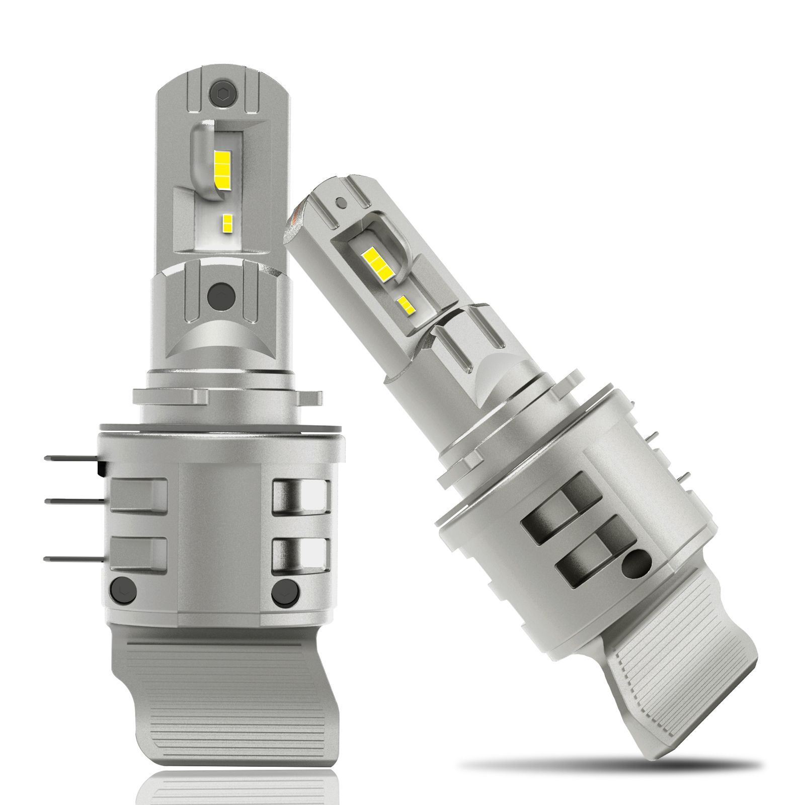 

Светодиодная LED лампа Novsight N59 H15 цоколь PGJ23t-1 50Вт 2шт 6500К 9000Лм белые, Автомобильная лампа