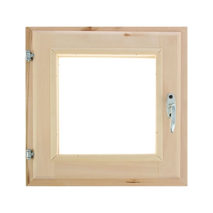 Окно, 40x40см, двойное стекло ЛИПА 1192123
