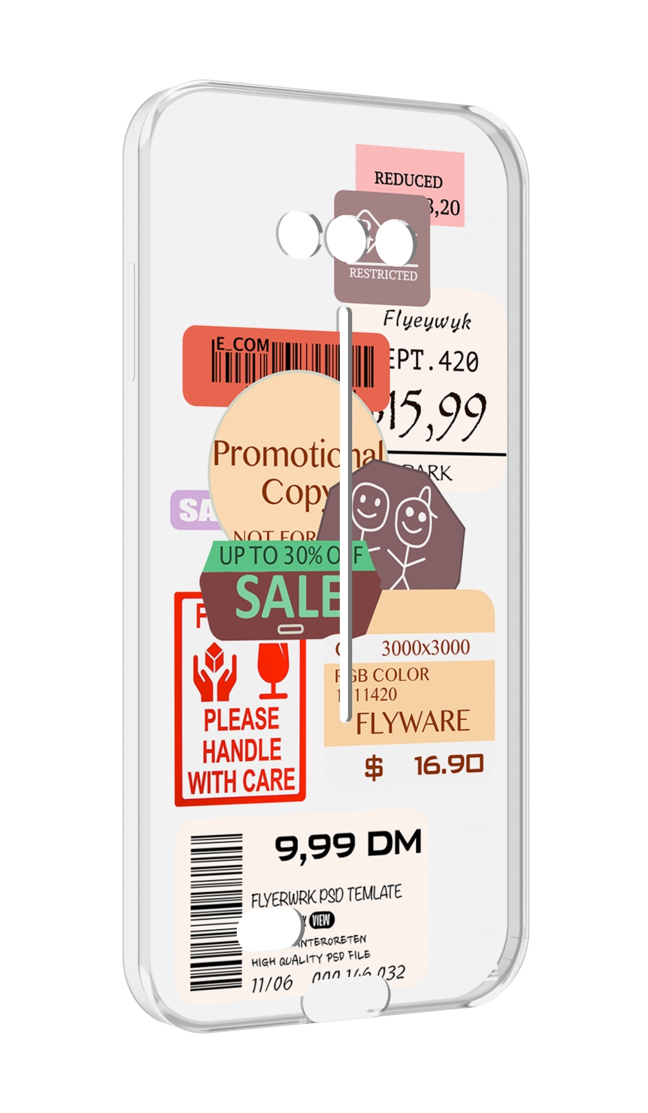 

Чехол MyPads скидочные-купоны-принт для Doogee S41/S41 Pro противоударный, Tocco