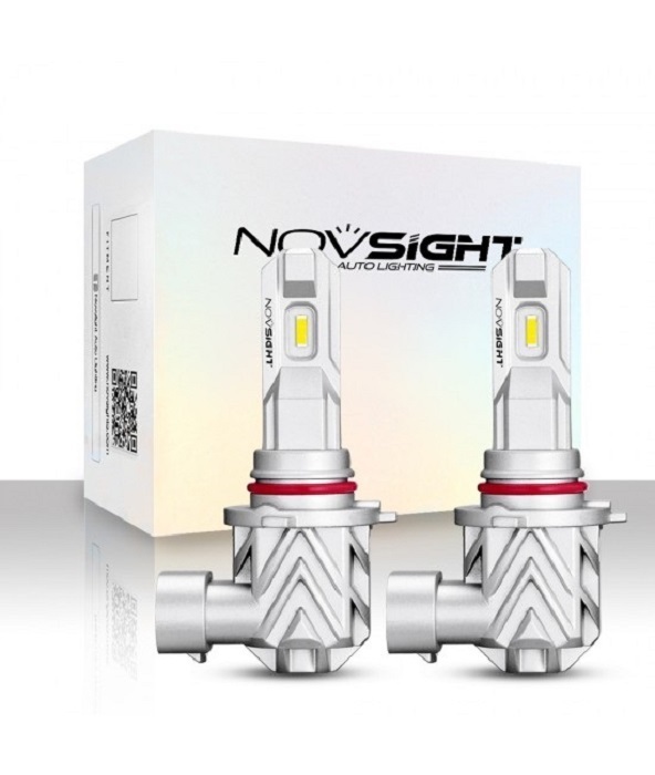 

Светодиодная LED лампа Novsight N35 HB3 9005 цоколь P20d 50Вт 2 шт 6000К 10000Лм белые, Автомобильная лампа