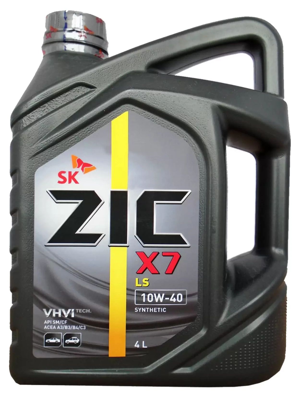 ZIC X7 LS 10W40 (4L)_масло моторное! синт. API SN/CF, ACEA C3, MB 229.31, RN 0700