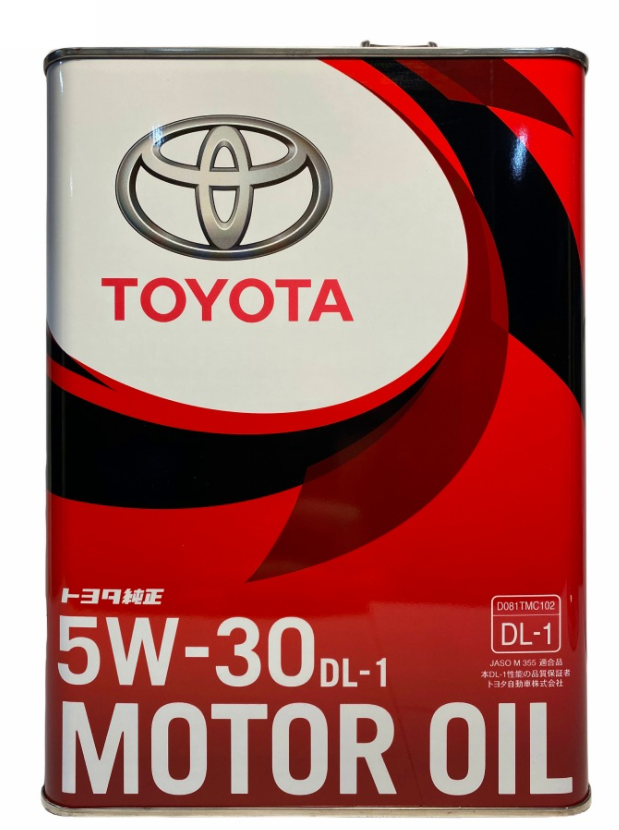 

Моторное масло Toyota синтетическое 5W30 Castle Diesel Oil DL-1 4л