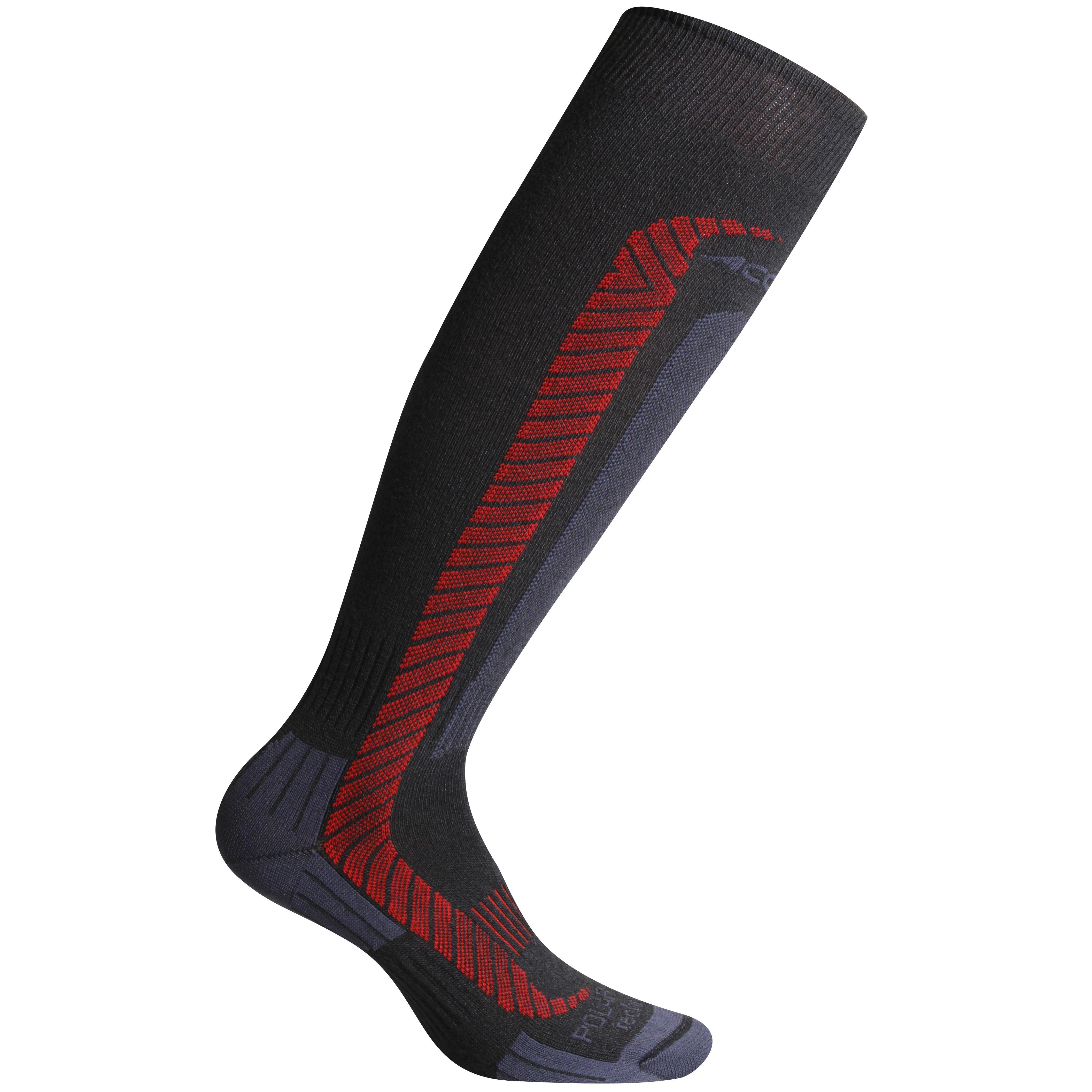 фото Гольфы accapi ski competition, black/red, 34-36 eu