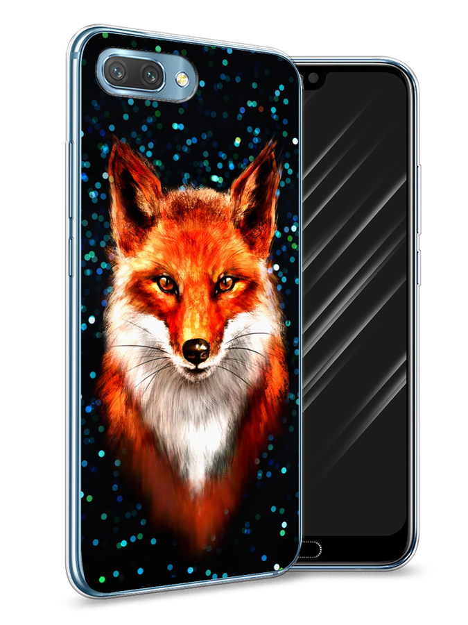 

Чехол Awog на Honor 10 "Волшебная лиса", Оранжевый;черный;белый, 65350-1