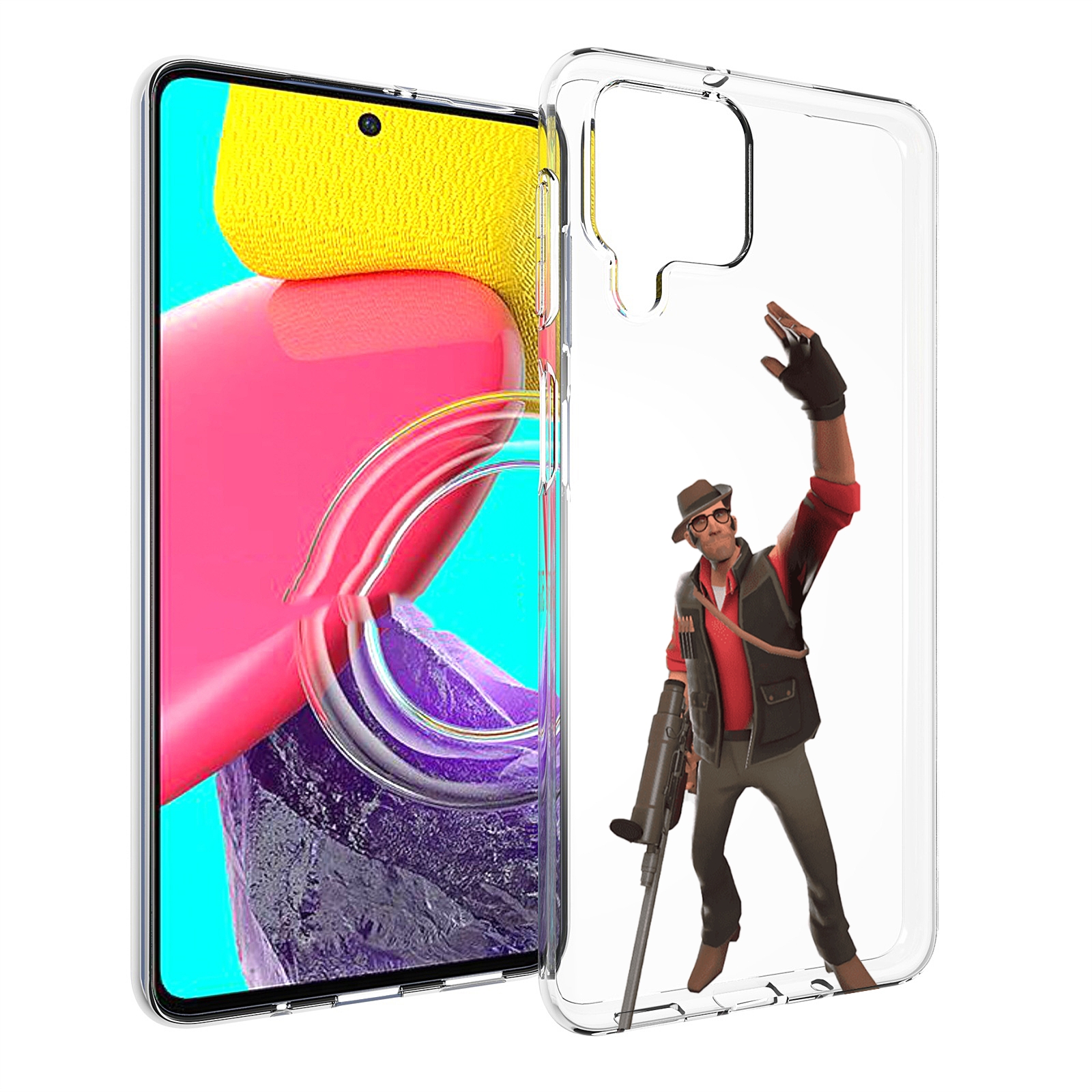 

Чехол Mypads Team-Fortress-2 Для Samsung Galaxy M53 (Sm-M536), Прозрачный, Tocco