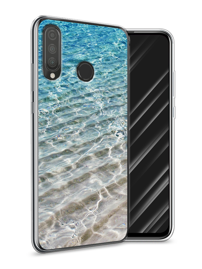 

Чехол Awog на Huawei P30 Lite "Волны 10", Голубой, 67950-4