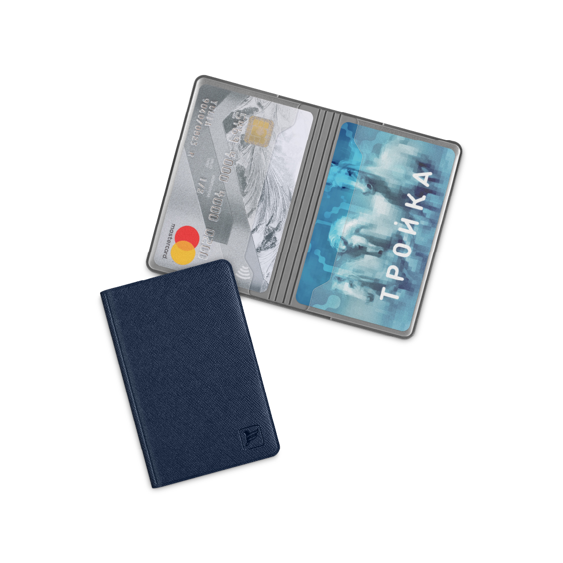 

Кредитница унисекс Flexpocket FK-3E темно-синяя, Синий, FK-3E
