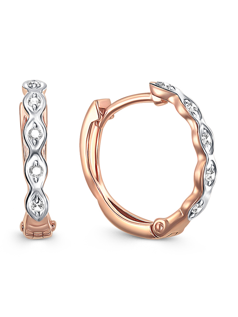 

Серьги из золота с фианитом UVILERS ZS98202, ZS98202