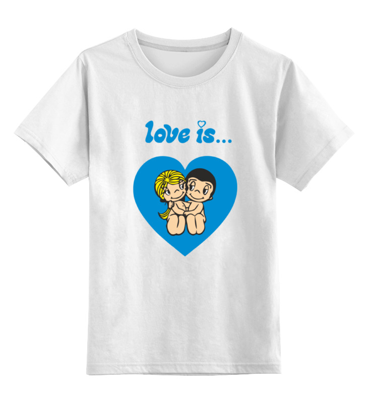 

Детская футболка Printio Love is... цв.белый р.128, 0000000753567