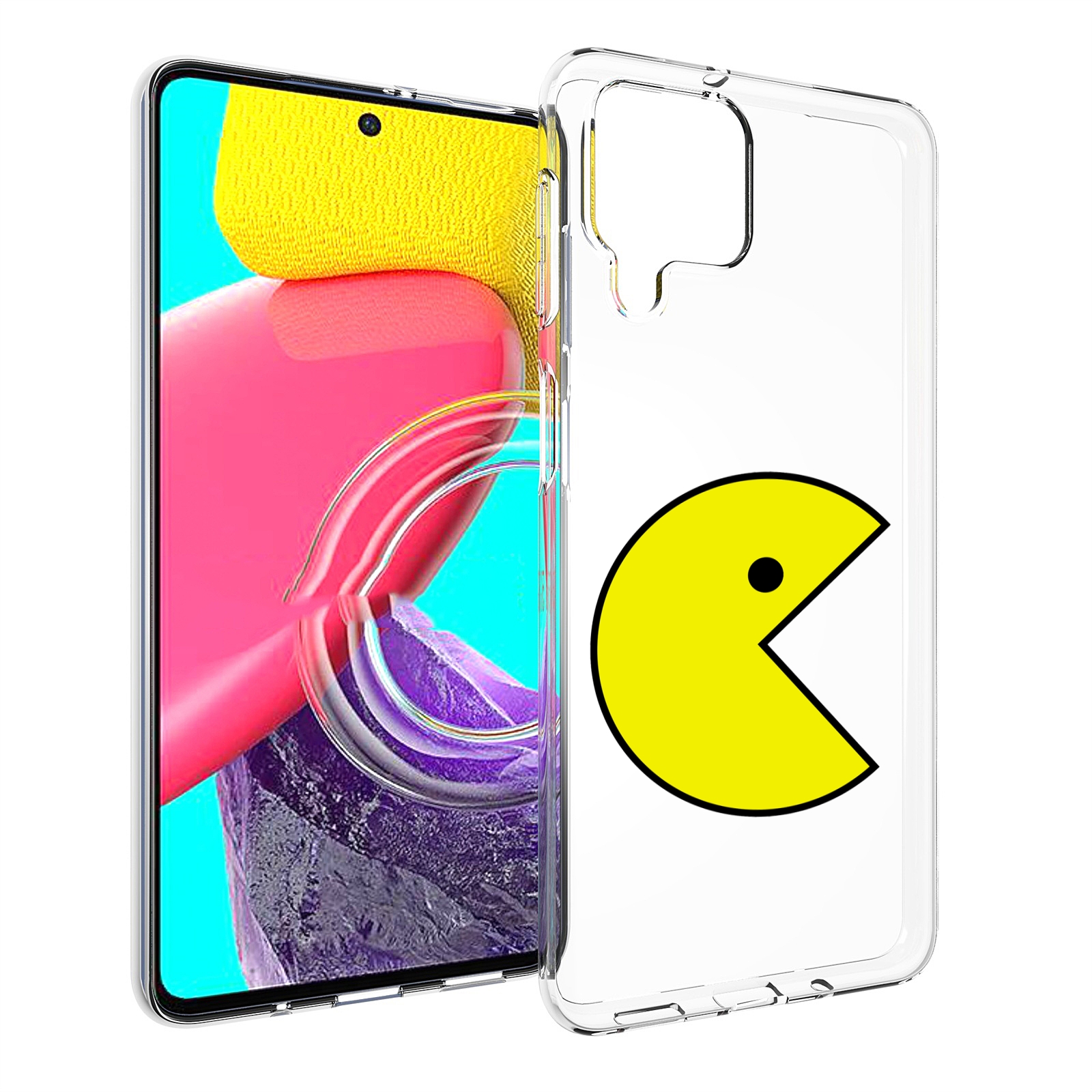 

Чехол Mypads Pacman Для Samsung Galaxy M53 (Sm-M536), Прозрачный, Tocco