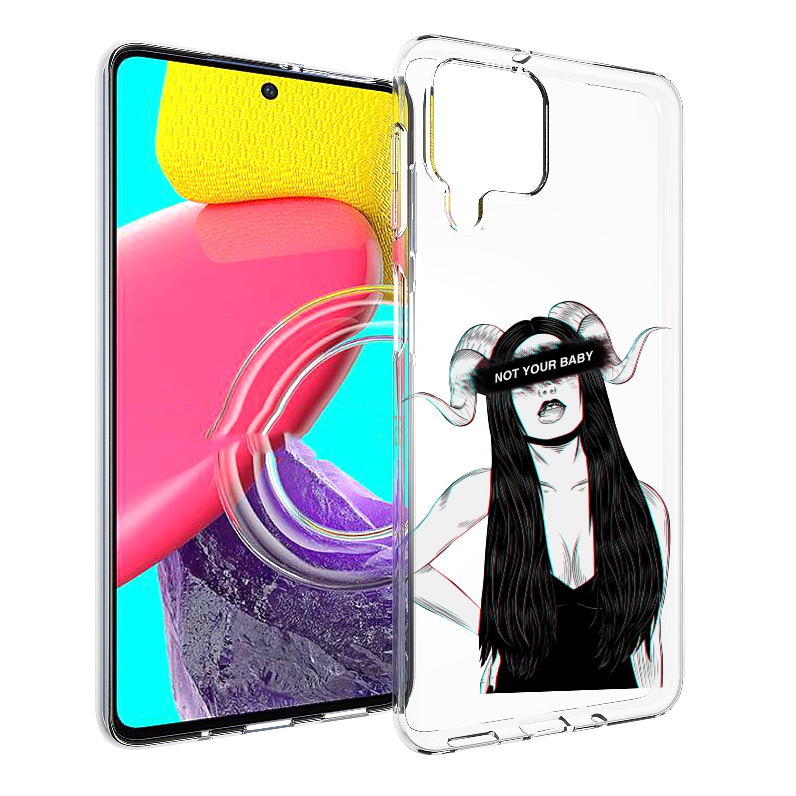 

Чехол Mypads Not-Your Для Samsung Galaxy M53 (Sm-M536), Прозрачный, Tocco