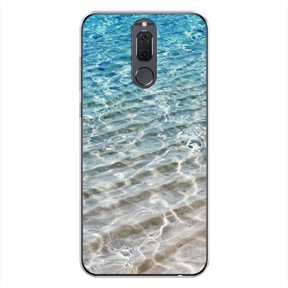 

Чехол Awog на Huawei Nova 2i "Волны 10", Голубой, 64150-4