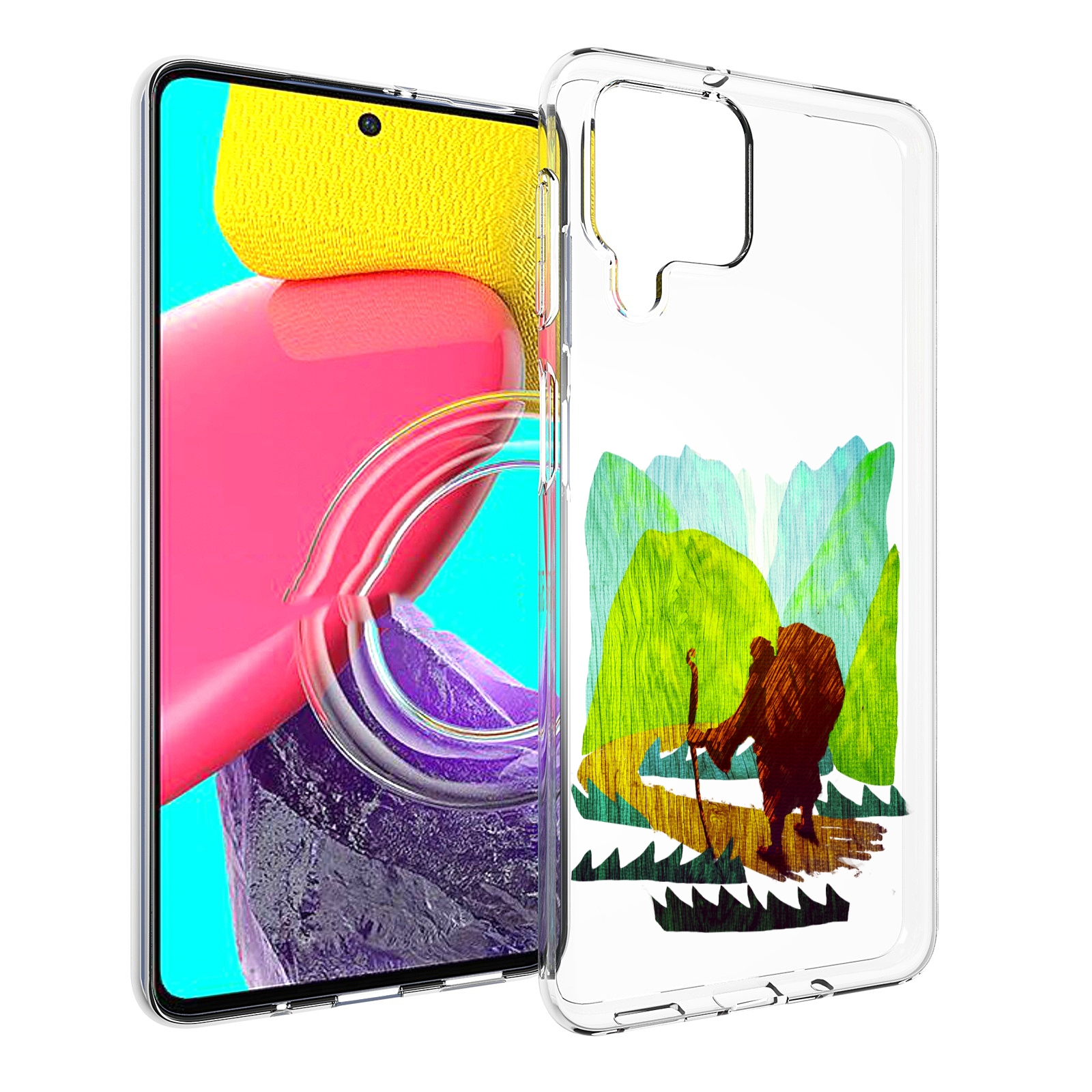 

Чехол MyPads Лесная тропа для Samsung Galaxy M53 (SM-M536), Прозрачный, Tocco