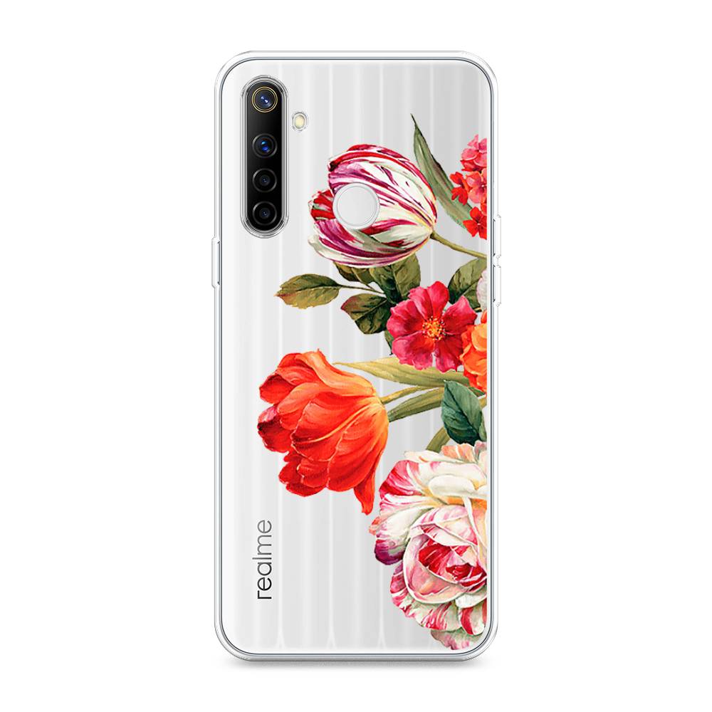 

Чехол Awog на Realme 6i "Весенний букет", Разноцветный, 252950-8