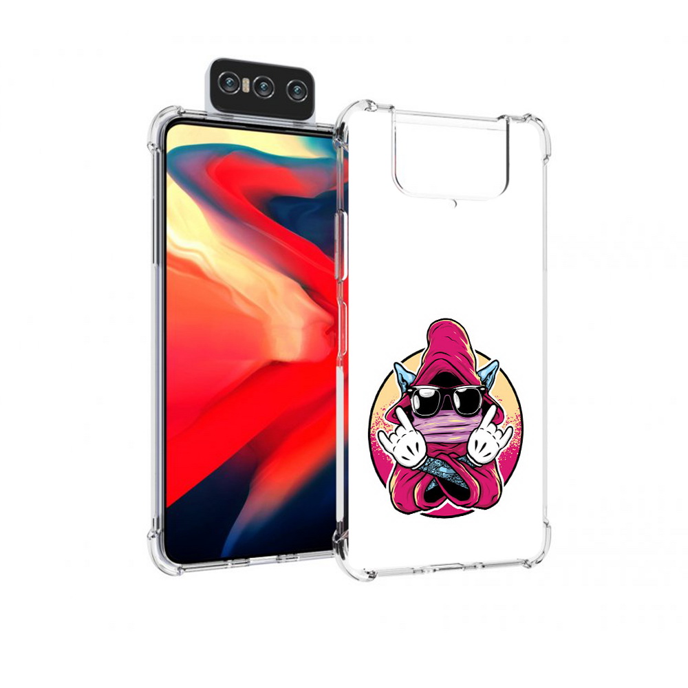 

Чехол MyPads Tocco для Asus Zenfone 8 Flip йоу, Прозрачный, Tocco