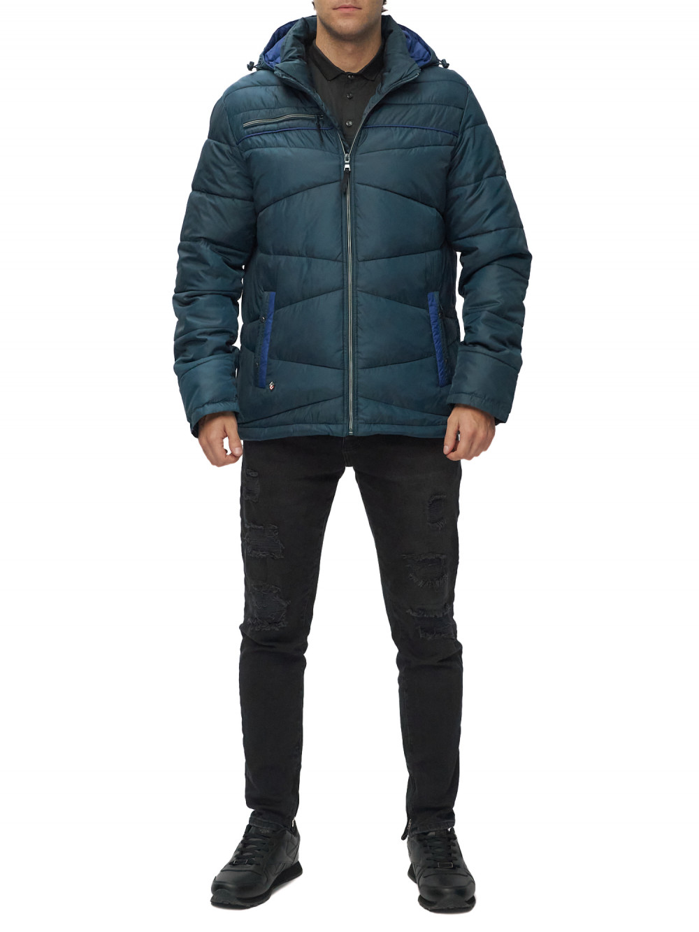 

Куртка мужская NoBrand AD62188 синяя 56 RU, Синий, AD62188