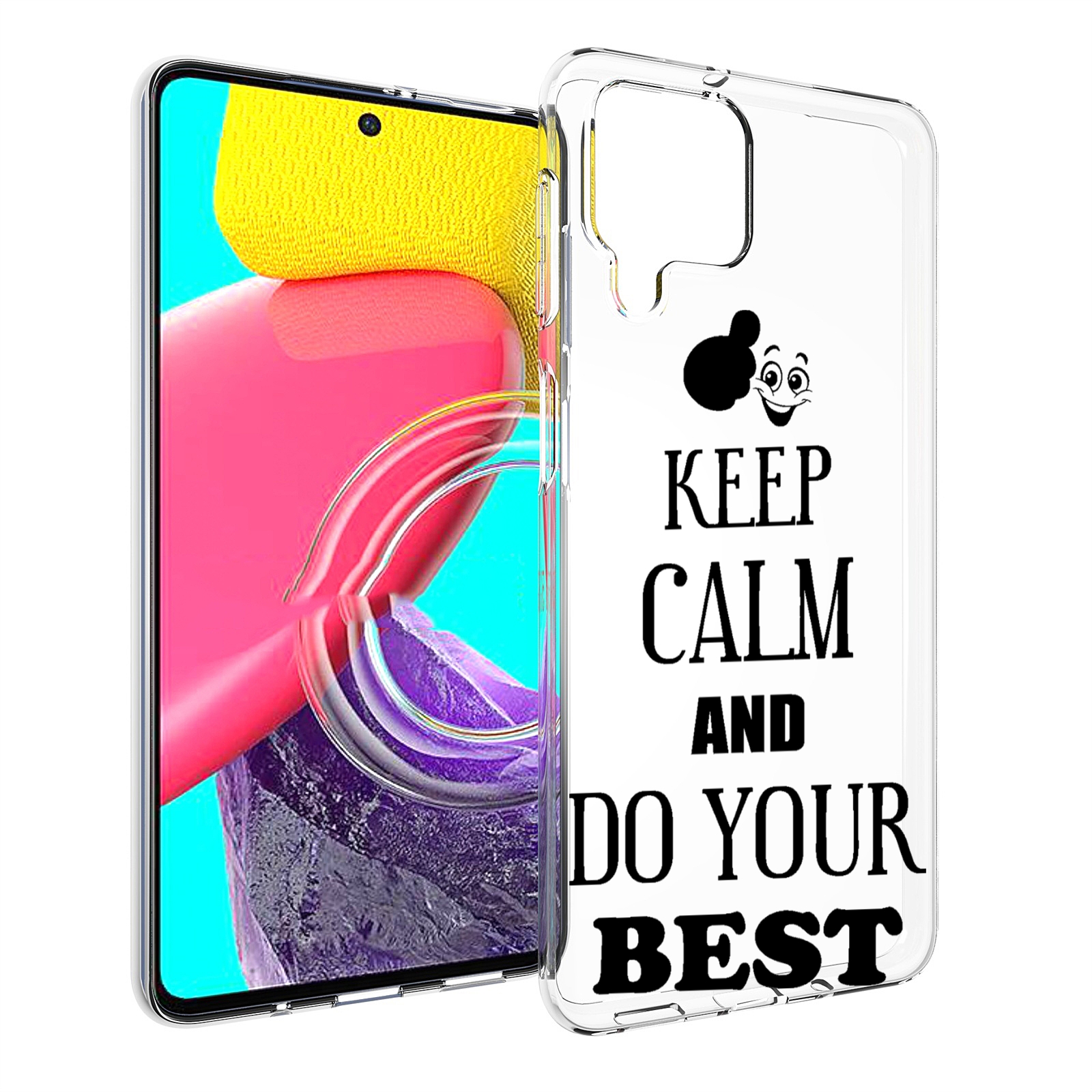 

Чехол MyPads keep-calm-and для Samsung Galaxy M53 (SM-M536), Прозрачный, Tocco