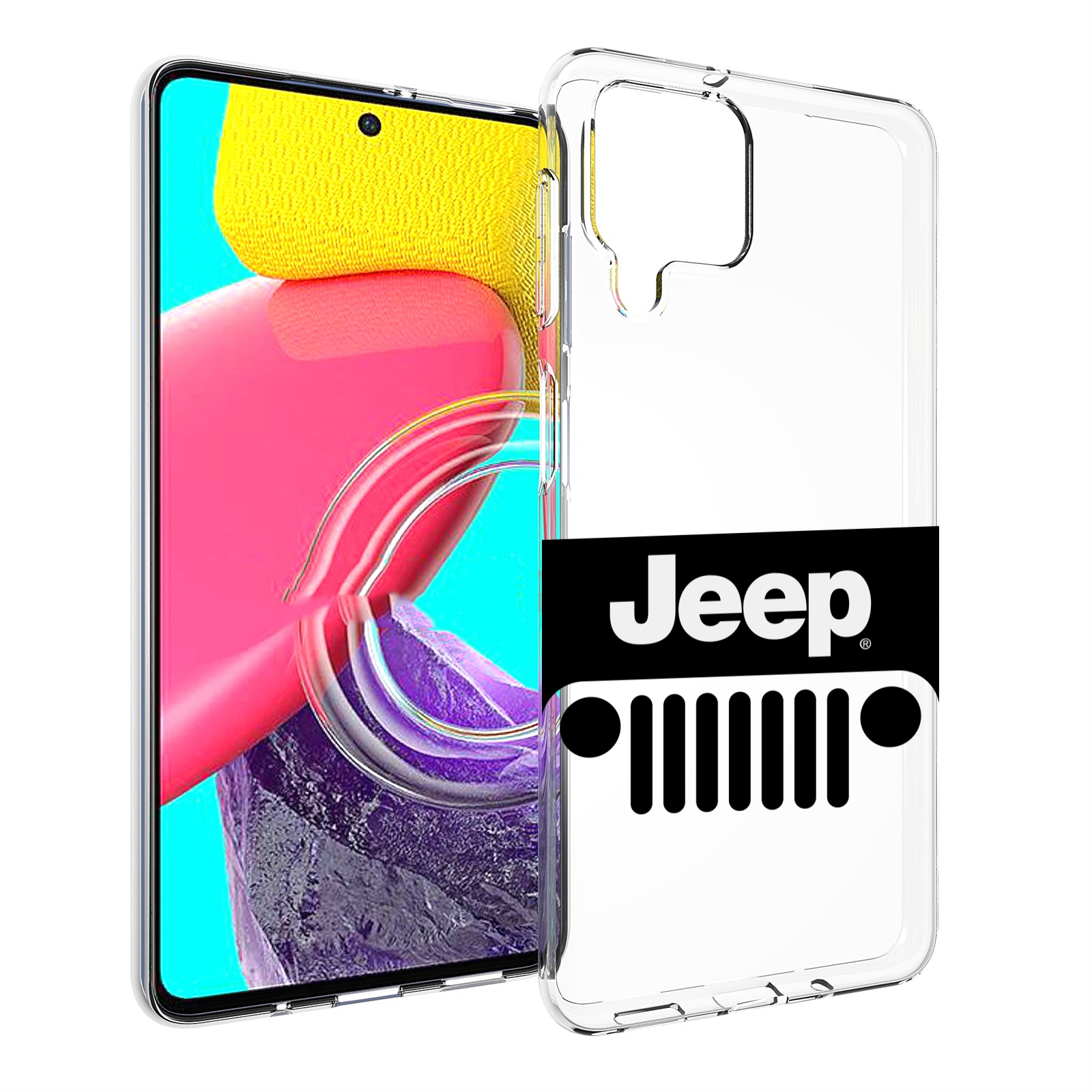 

Чехол Mypads Jeep 3 Мужской Для Samsung Galaxy M53 (Sm-M536), Прозрачный, Tocco