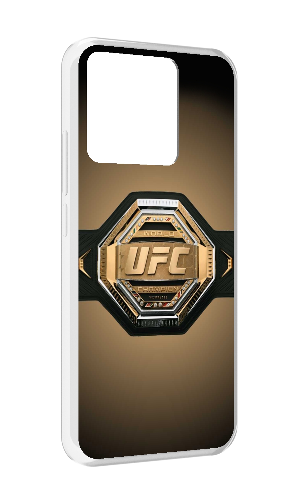 

Чехол MyPads Tocco для Xiaomi Redmi 10A UFC единоборства мужской, Прозрачный, Tocco