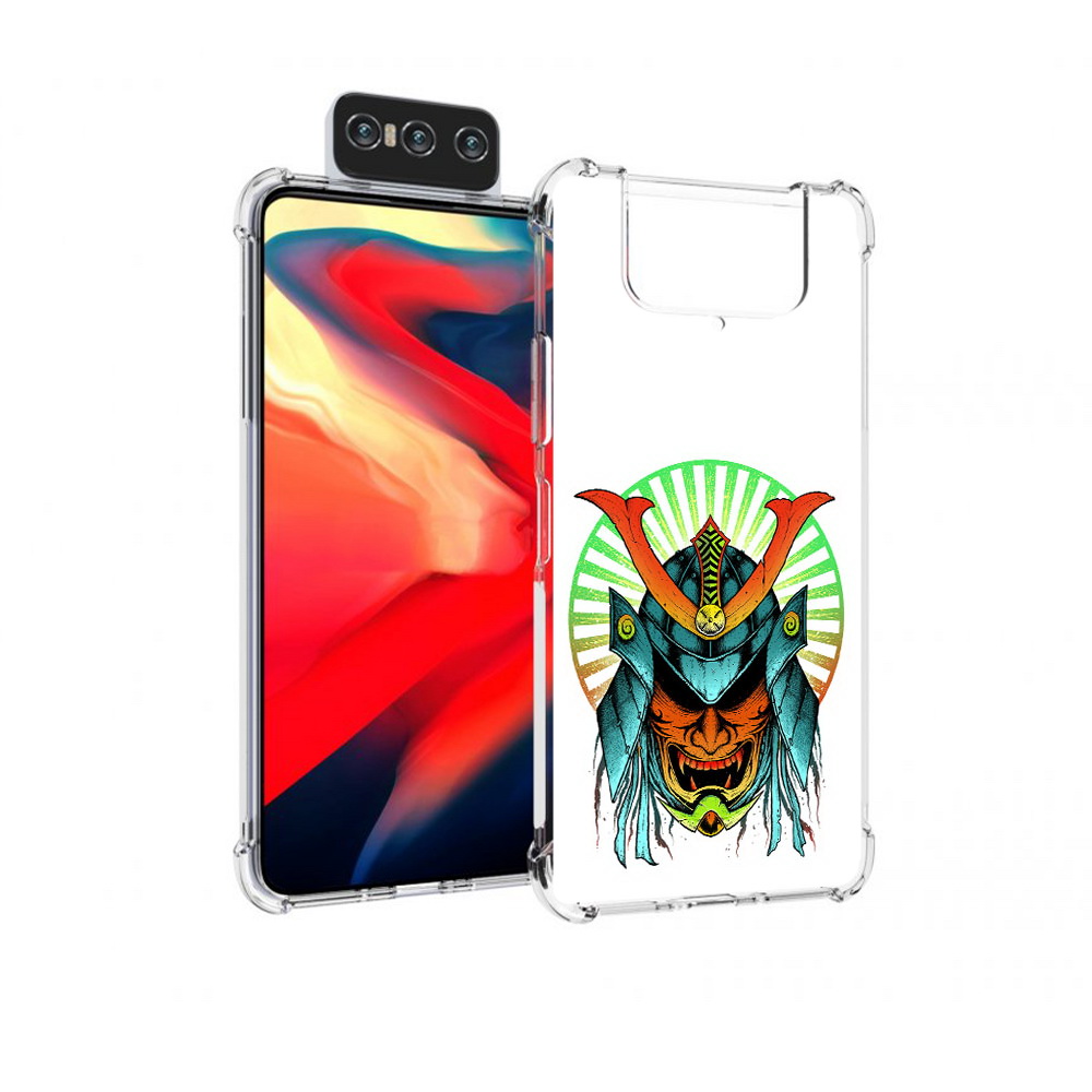 

Чехол MyPads Tocco для Asus Zenfone 8 Flip ешимитсу рисунок, Прозрачный, Tocco