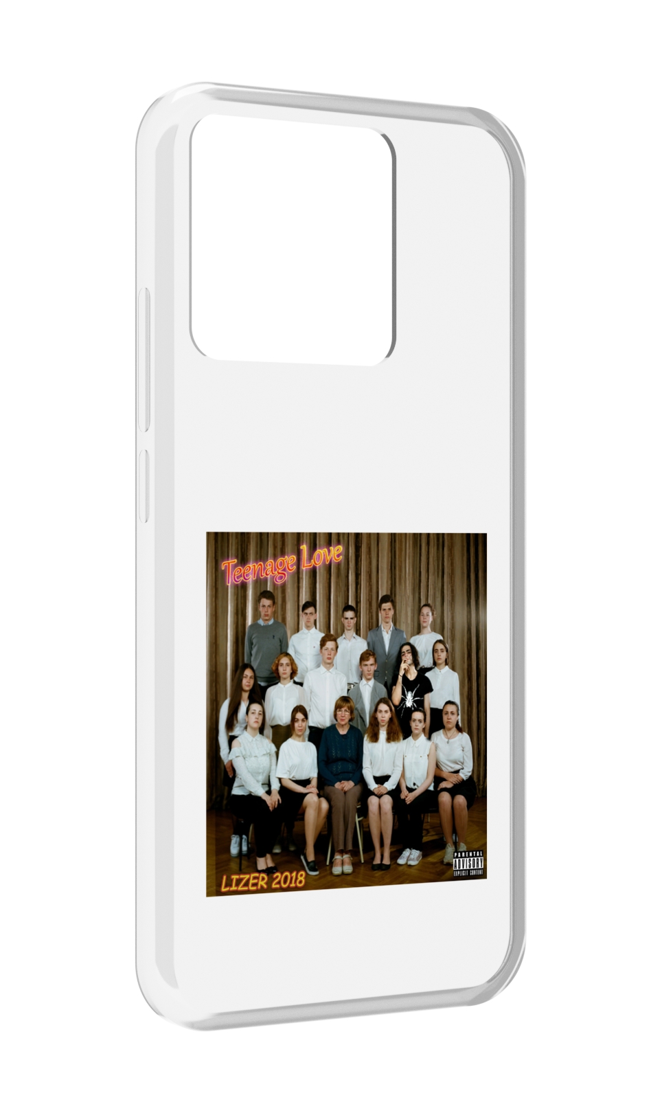 

Чехол MyPads Tocco для Xiaomi Redmi 10A Teenage Love LIZER, Прозрачный, Tocco