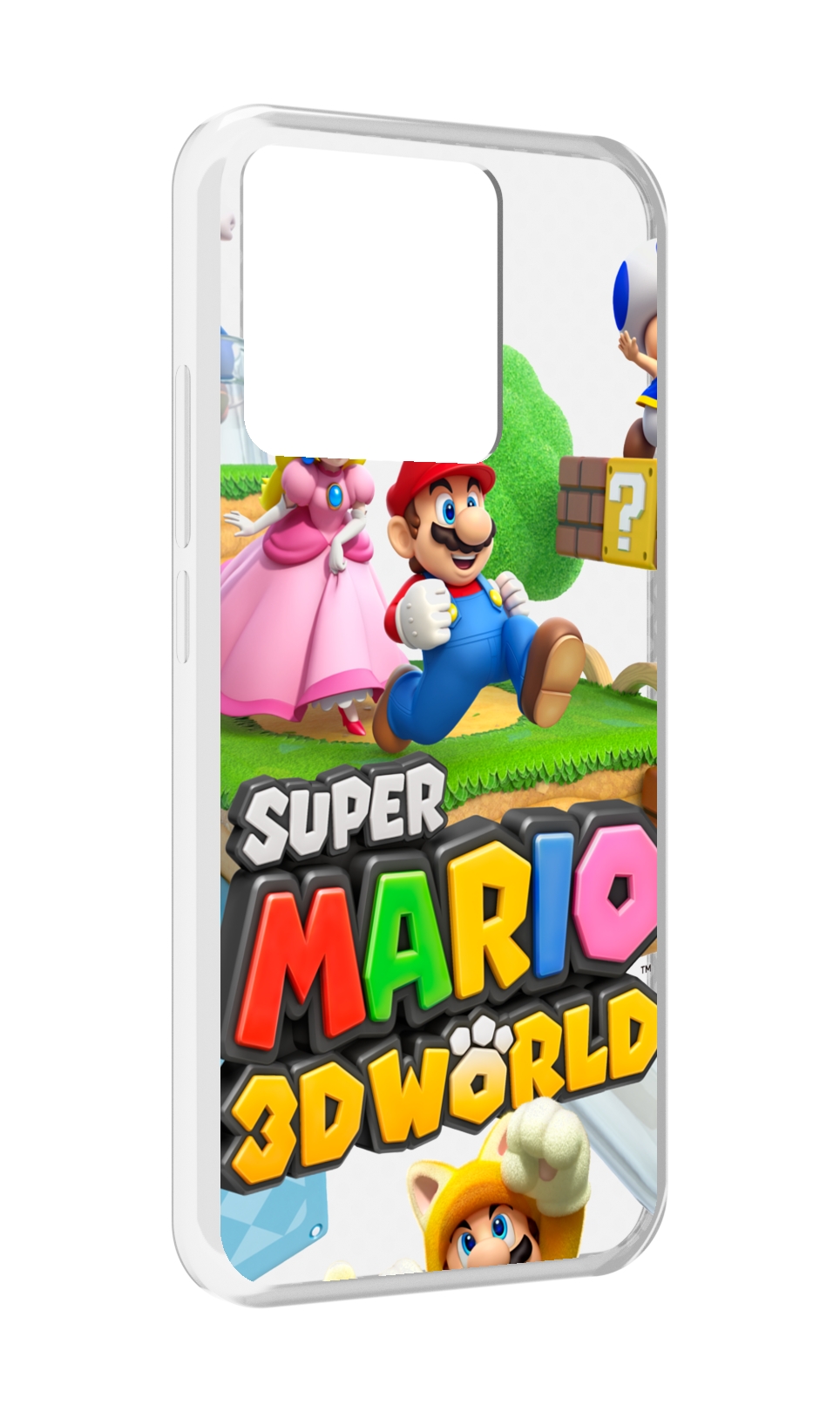 

Чехол MyPads Tocco для Xiaomi Redmi 10A Super Mario 3D World, Прозрачный, Tocco