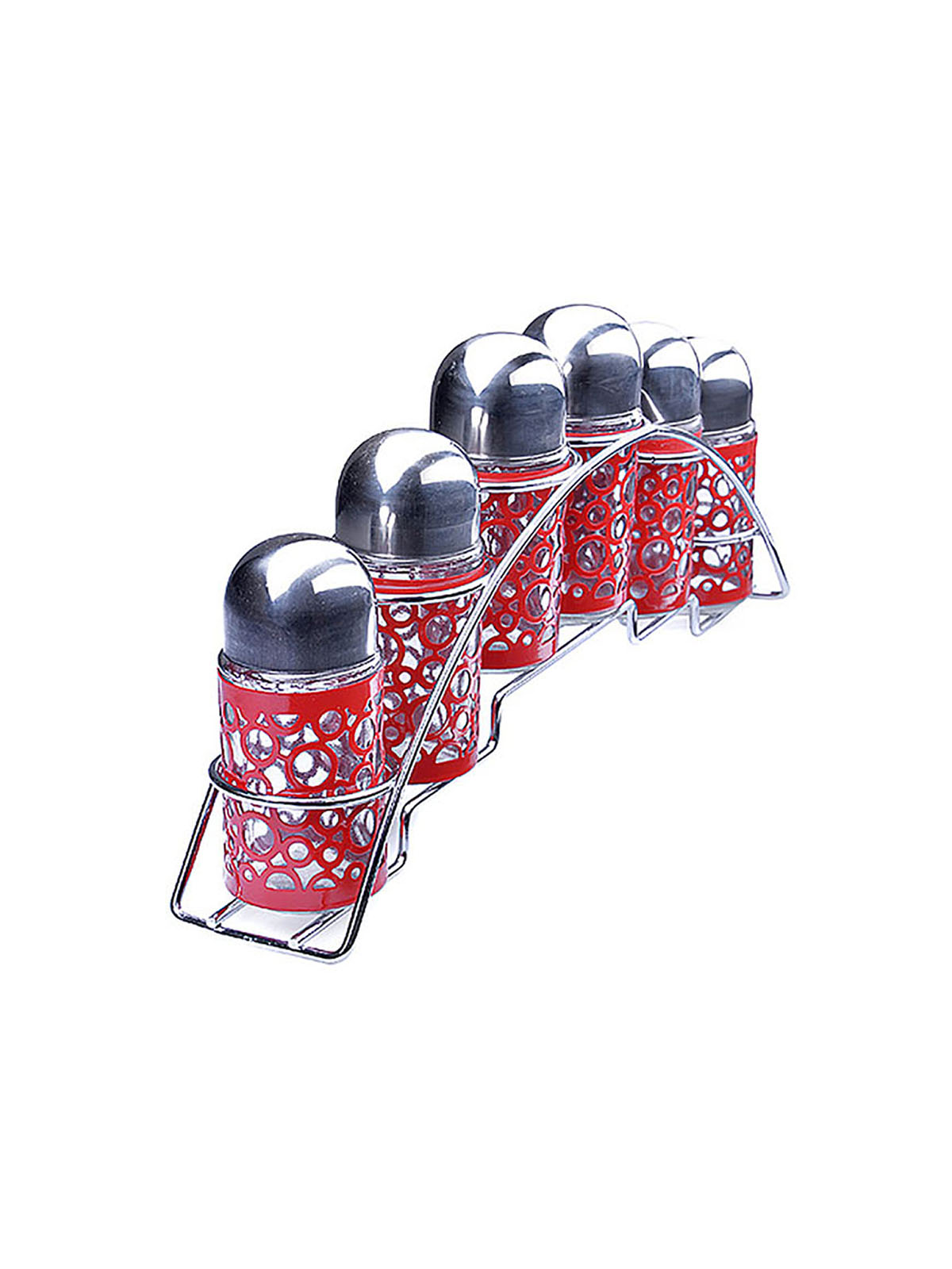 

Баночки для специй набор на подставке Mayer&boch, стальные, 90 мл, Серебристый