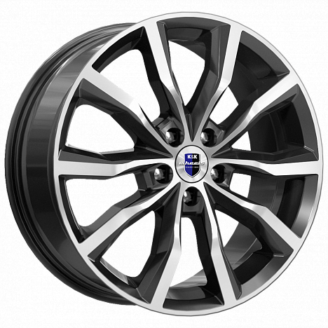 

Диски R18 5x114,3 7,5J ET45 D66,1 К&К Портер (КС906) алмаз черный
